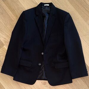 Calvin Klein Black Classic Two-Button Blazer boys size 10